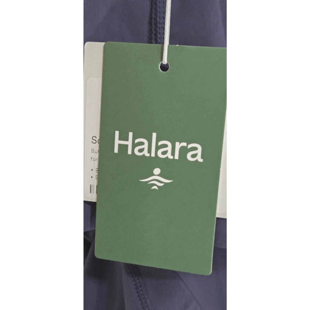 HALARA Navy Blue Mini Dress with Crisscross Back - Picture 6 of 8